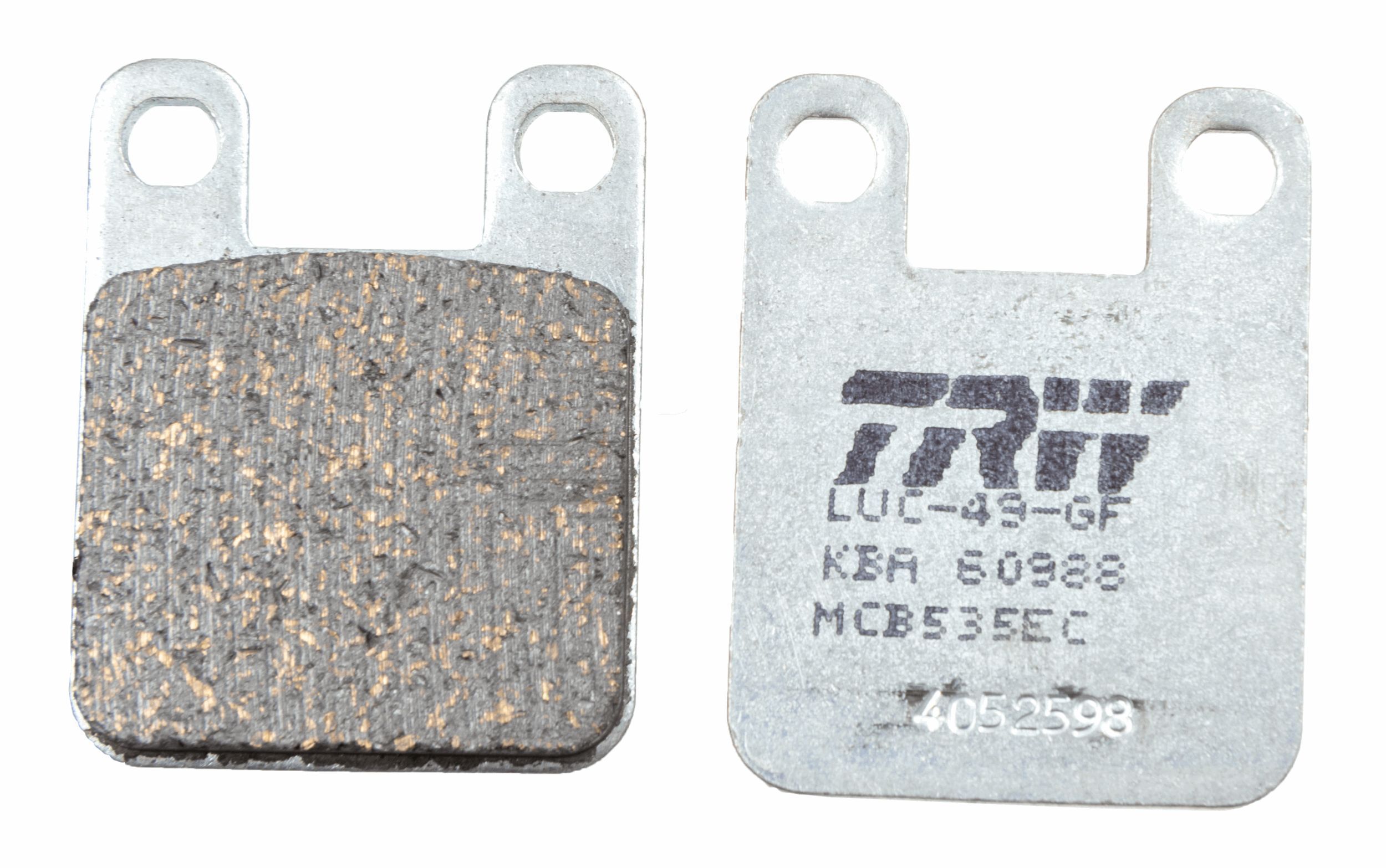 Stabdžių trinkelių rinkinys, diskinis stabdys TRW MCB535EC