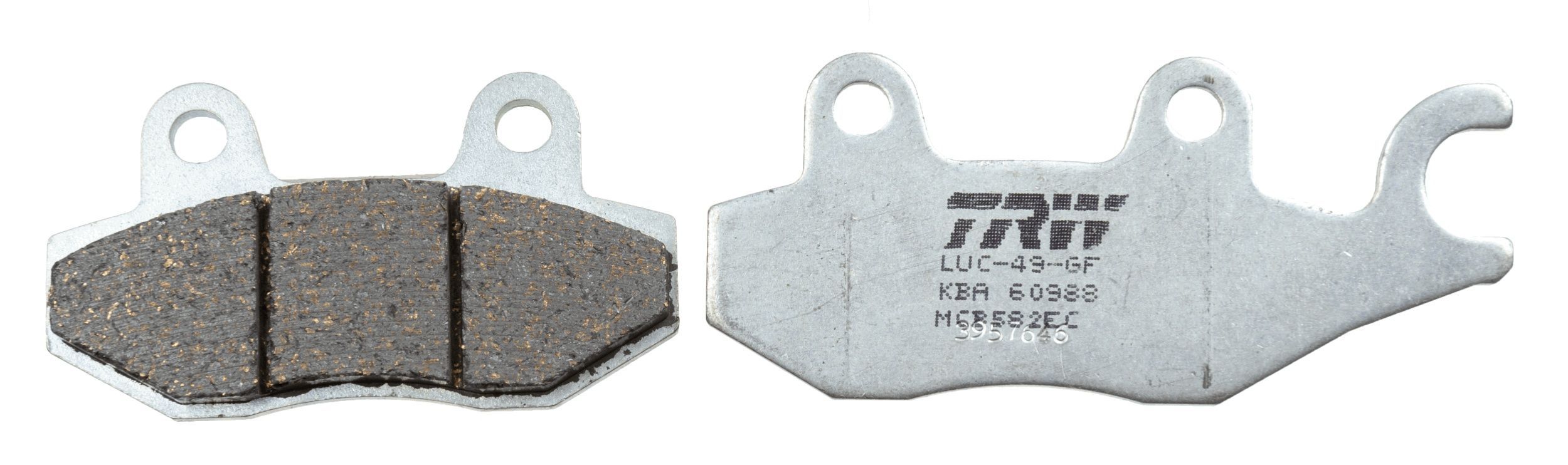 Stabdžių trinkelių rinkinys, diskinis stabdys TRW MCB582EC