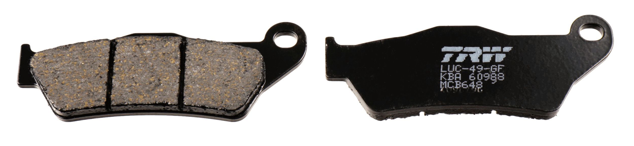 Stabdžių trinkelių rinkinys, diskinis stabdys TRW MCB648