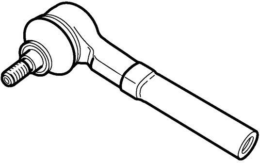 Skersinės vairo trauklės galas TRW JTF208