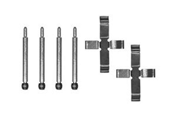 Priedų komplektas, diskinių stabdžių trinkelės TRW PFK152