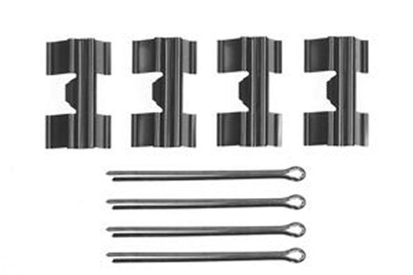 Priedų komplektas, diskinių stabdžių trinkelės TRW PFK256