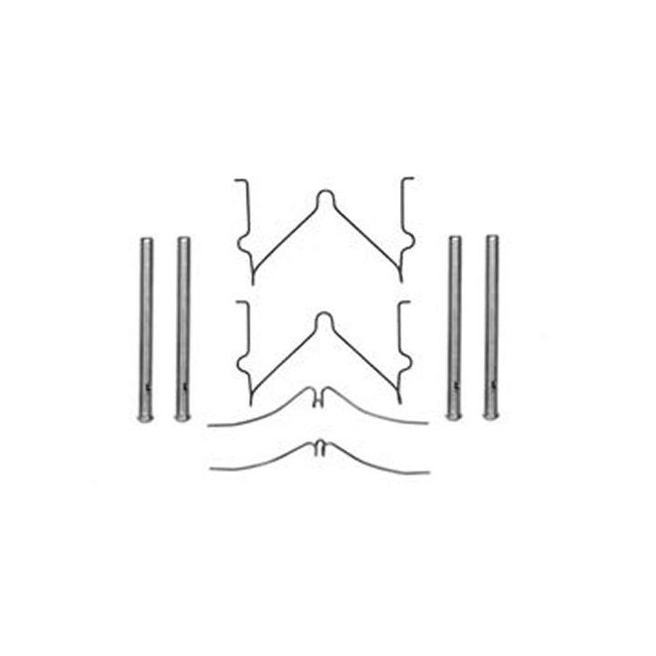 Priedų komplektas, diskinių stabdžių trinkelės TRW PFK288