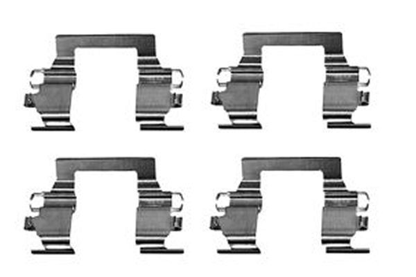 Priedų komplektas, diskinių stabdžių trinkelės TRW PFK303