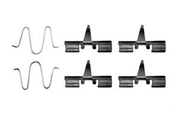 Priedų komplektas, diskinių stabdžių trinkelės TRW PFK329