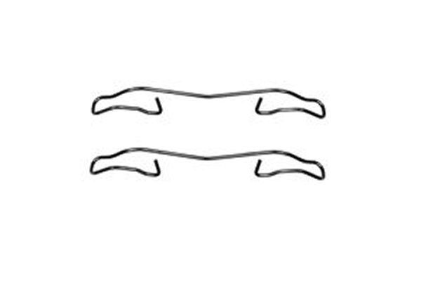 Priedų komplektas, diskinių stabdžių trinkelės TRW PFK347