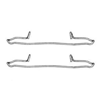 Priedų komplektas, diskinių stabdžių trinkelės TRW PFK349