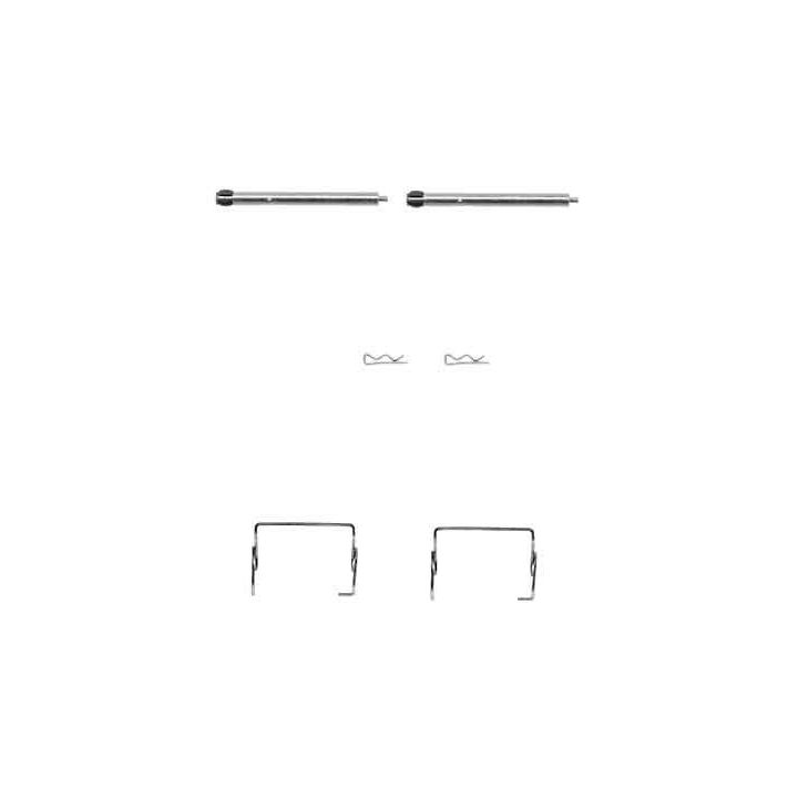 Priedų komplektas, diskinių stabdžių trinkelės TRW PFK371