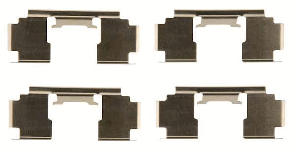 Priedų komplektas, diskinių stabdžių trinkelės TRW PFK397