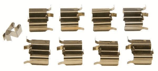 Priedų komplektas, diskinių stabdžių trinkelės TRW PFK441