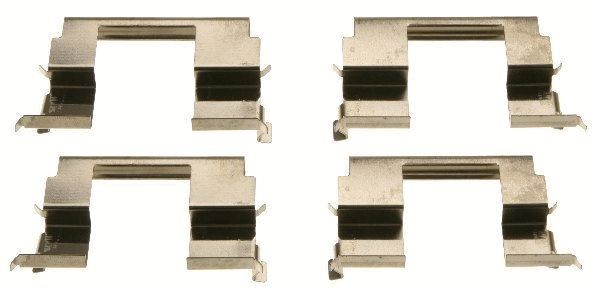 Priedų komplektas, diskinių stabdžių trinkelės TRW PFK620