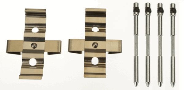 Priedų komplektas, diskinių stabdžių trinkelės TRW PFK680