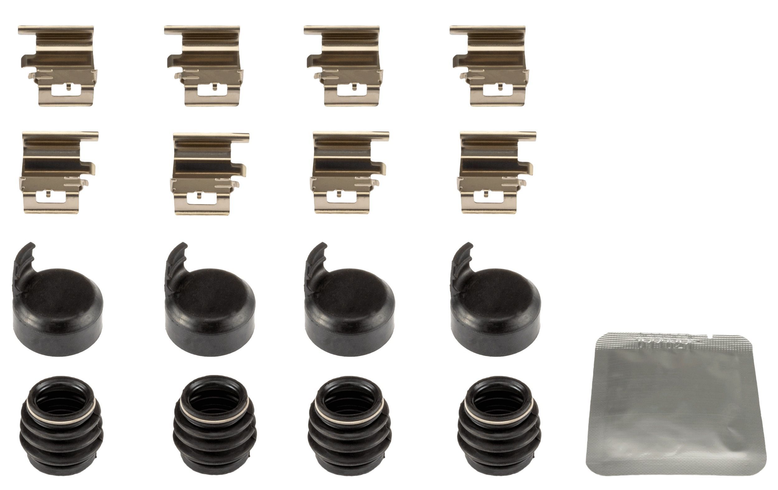 Priedų komplektas, diskinių stabdžių trinkelės TRW PFK763