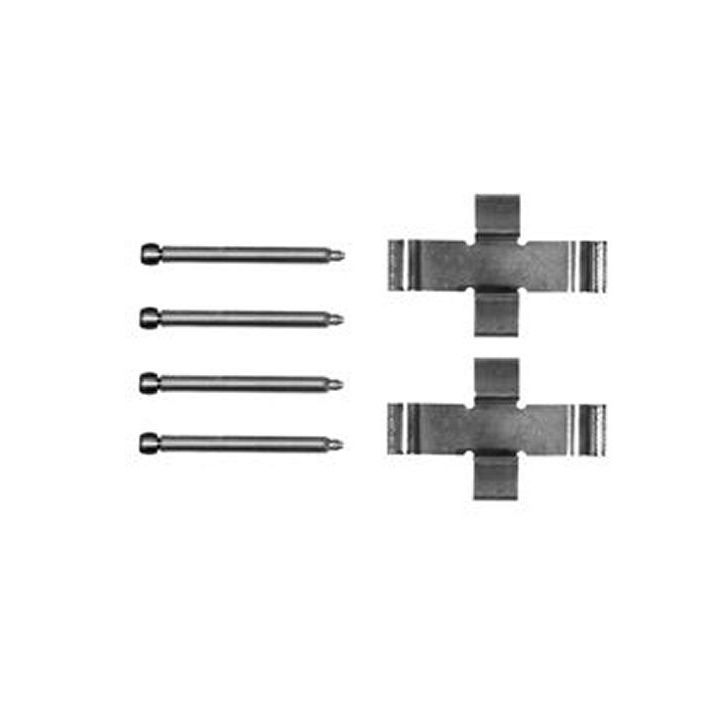 Priedų komplektas, diskinių stabdžių trinkelės TRW PFK81