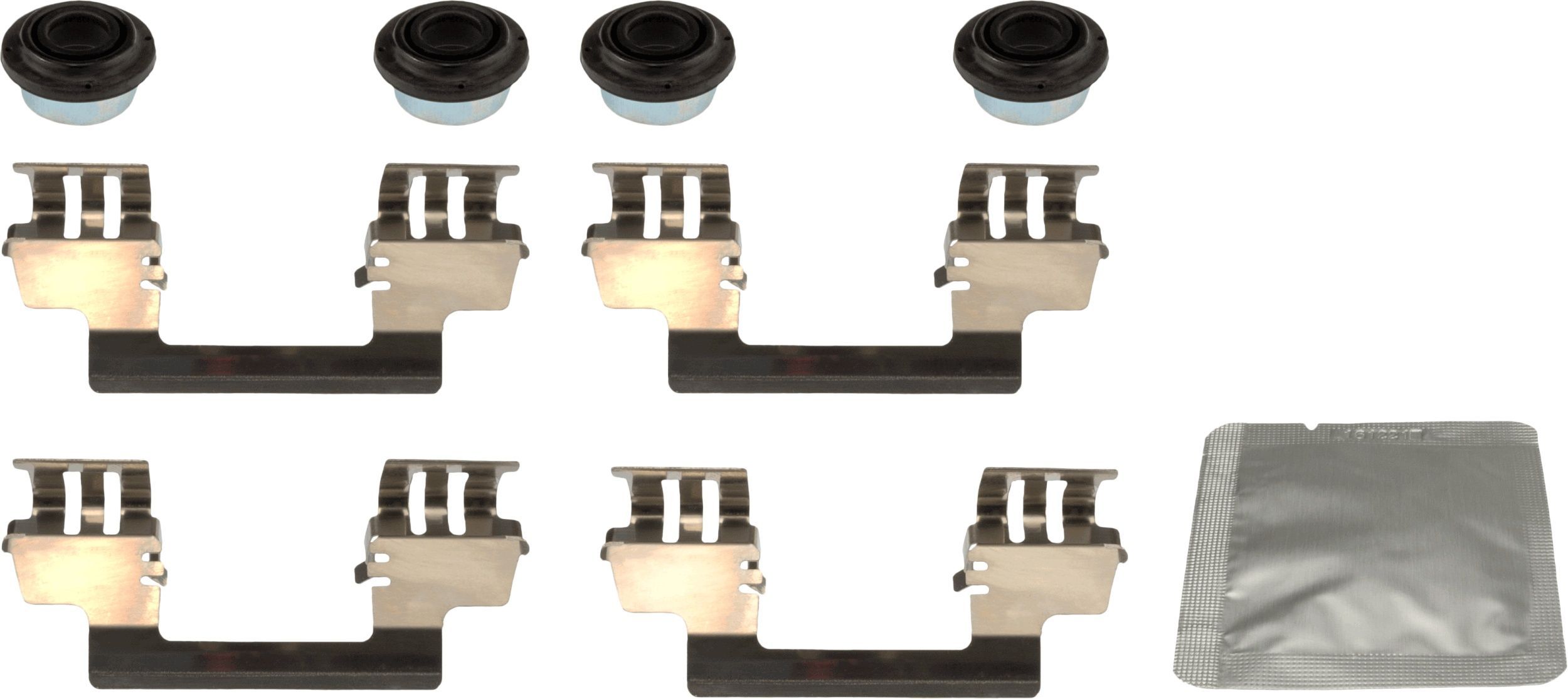 Priedų komplektas, diskinių stabdžių trinkelės TRW PFK821