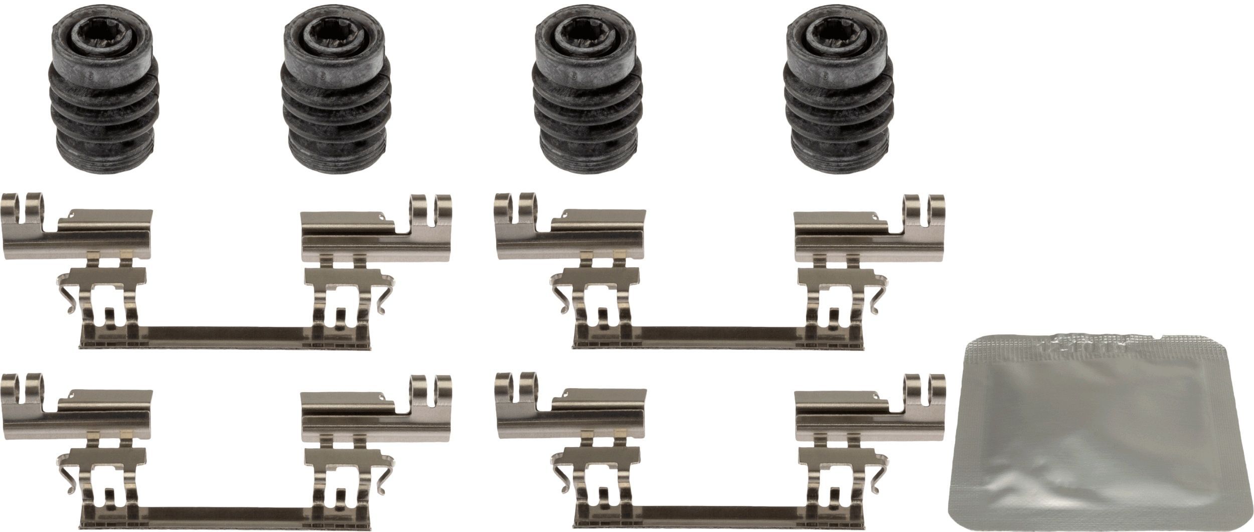 Priedų komplektas, diskinių stabdžių trinkelės TRW PFK830