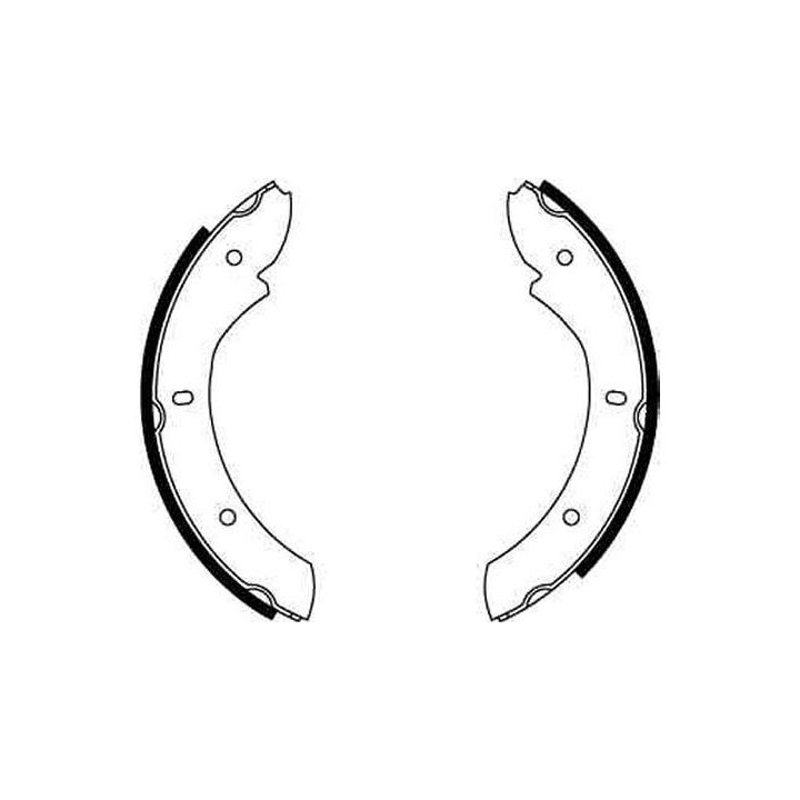 Stabdžių trinkelių komplektas, stovėjimo stabdis TRW GS6236