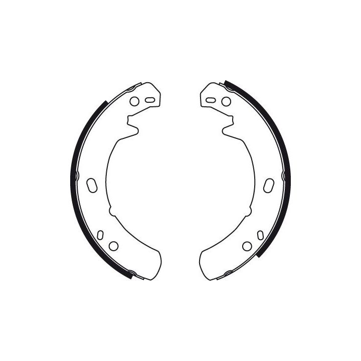 Stabdžių trinkelių komplektas, stovėjimo stabdis TRW GS8429