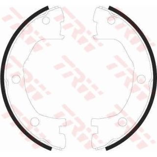 Stabdžių trinkelių komplektas, stovėjimo stabdis TRW GS8440