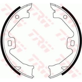 Stabdžių trinkelių komplektas, stovėjimo stabdis TRW GS8469