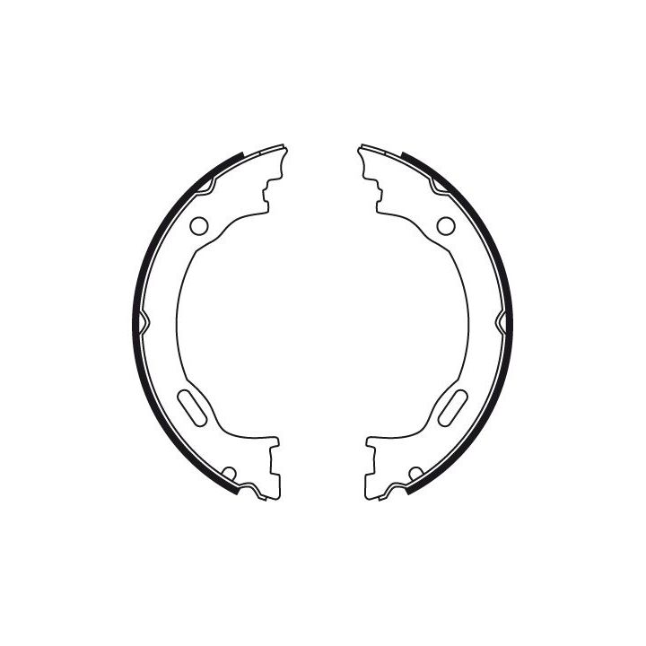 Stabdžių trinkelių komplektas, stovėjimo stabdis TRW GS8475