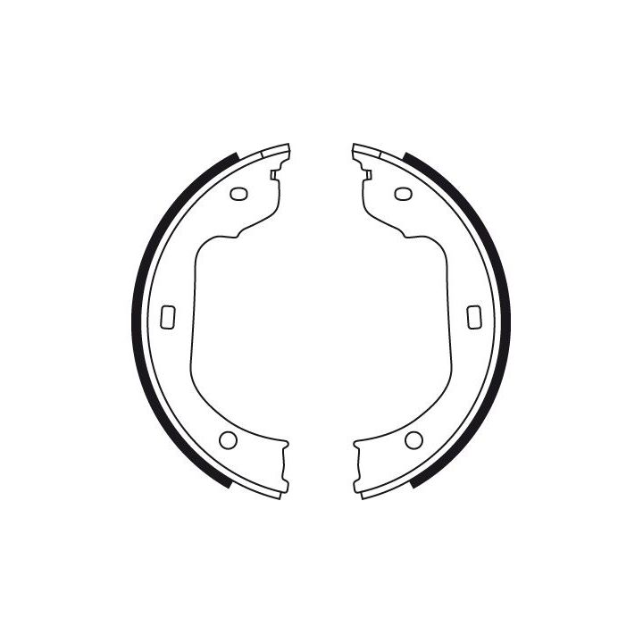 Stabdžių trinkelių komplektas, stovėjimo stabdis TRW GS8478