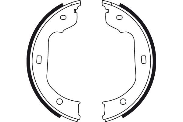 Stabdžių trinkelių komplektas, stovėjimo stabdis TRW GS8478