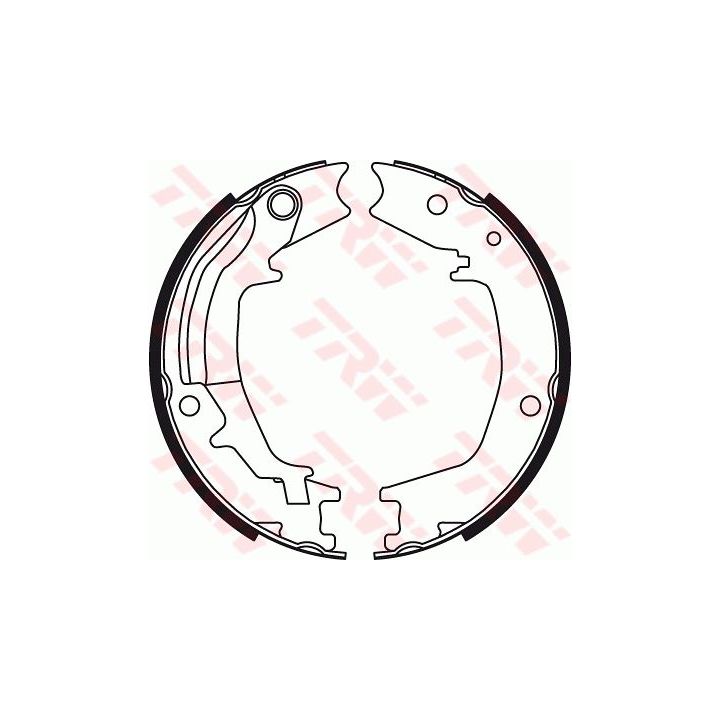 Stabdžių trinkelių komplektas, stovėjimo stabdis TRW GS8489