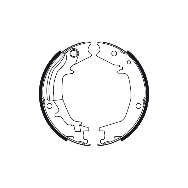 Stabdžių trinkelių komplektas, stovėjimo stabdis TRW GS8489