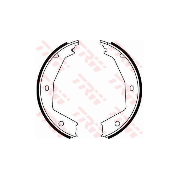 Stabdžių trinkelių komplektas, stovėjimo stabdis TRW GS8668