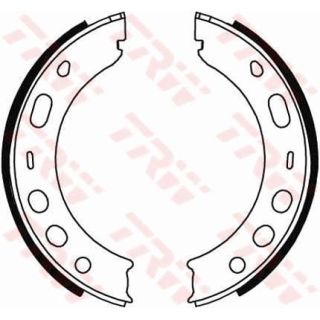 Stabdžių trinkelių komplektas, stovėjimo stabdis TRW GS8706