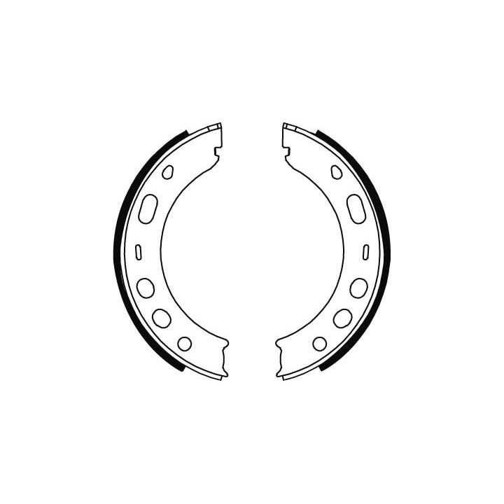 Stabdžių trinkelių komplektas, stovėjimo stabdis TRW GS8706