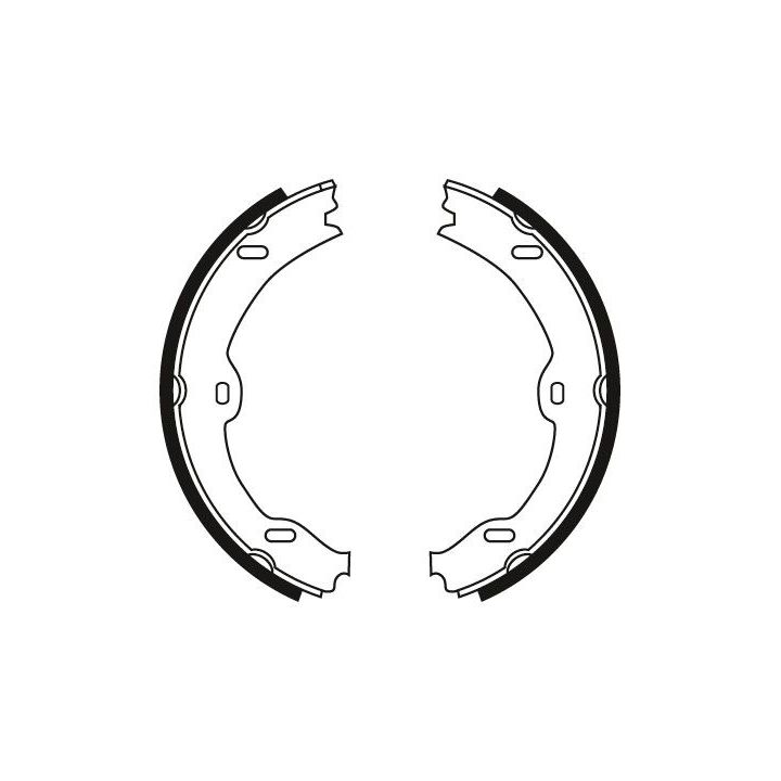 Stabdžių trinkelių komplektas, stovėjimo stabdis TRW GS8721