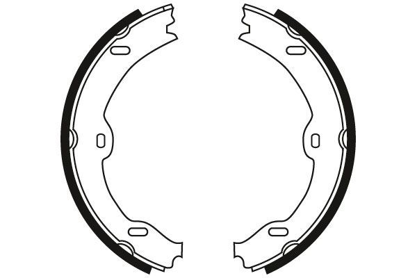 Stabdžių trinkelių komplektas, stovėjimo stabdis TRW GS8721