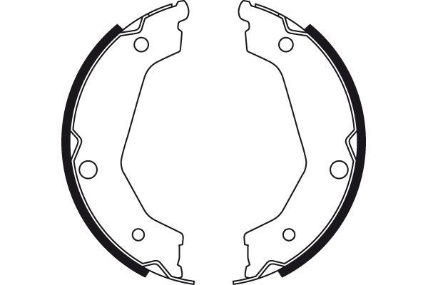 Stabdžių trinkelių komplektas, stovėjimo stabdis TRW GS8722