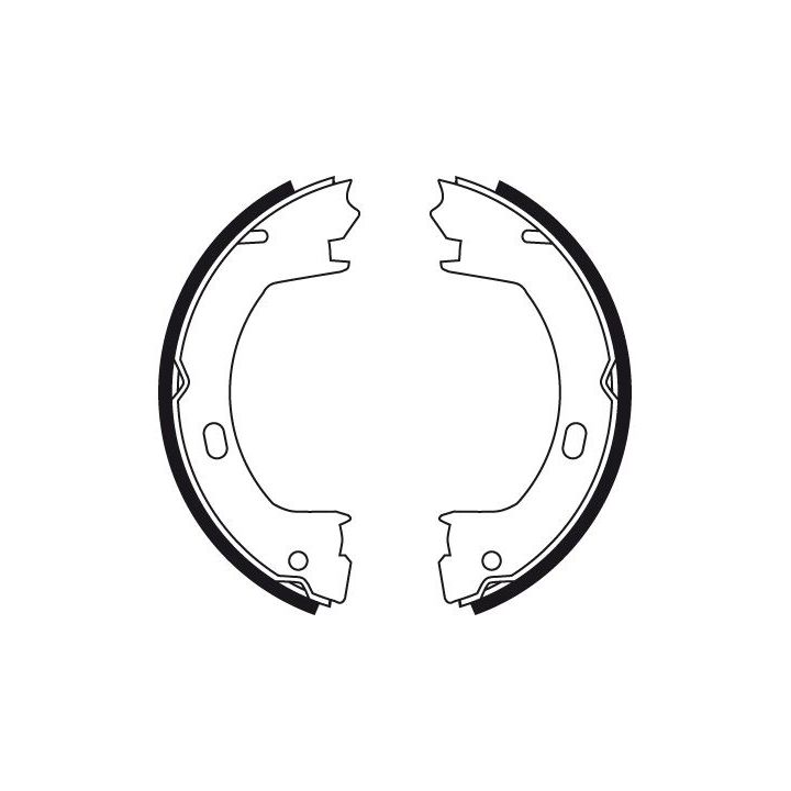 Stabdžių trinkelių komplektas, stovėjimo stabdis TRW GS8728