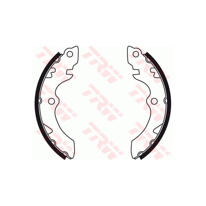 Stabdžių trinkelių komplektas, stovėjimo stabdis TRW GS8735