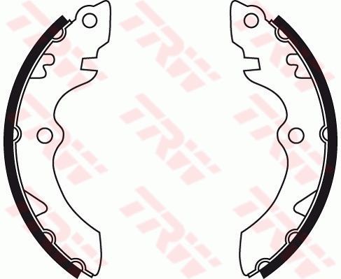 Stabdžių trinkelių komplektas, stovėjimo stabdis TRW GS8735