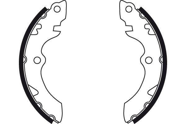 Stabdžių trinkelių komplektas, stovėjimo stabdis TRW GS8735