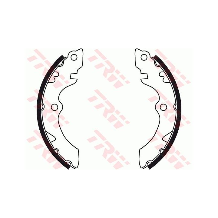 Stabdžių trinkelių komplektas, stovėjimo stabdis TRW GS8735
