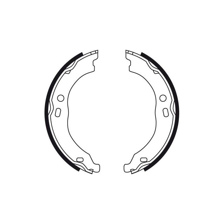 Stabdžių trinkelių komplektas, stovėjimo stabdis TRW GS8744