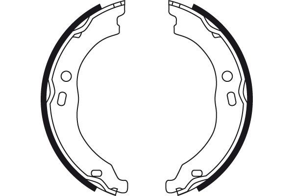 Stabdžių trinkelių komplektas, stovėjimo stabdis TRW GS8744