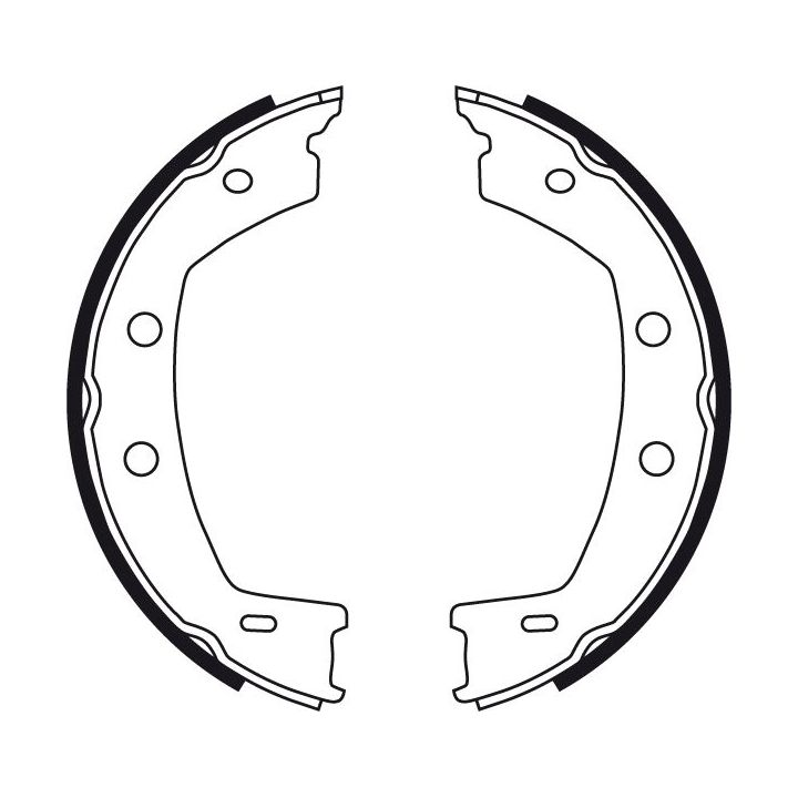 Stabdžių trinkelių komplektas, stovėjimo stabdis TRW GS8751