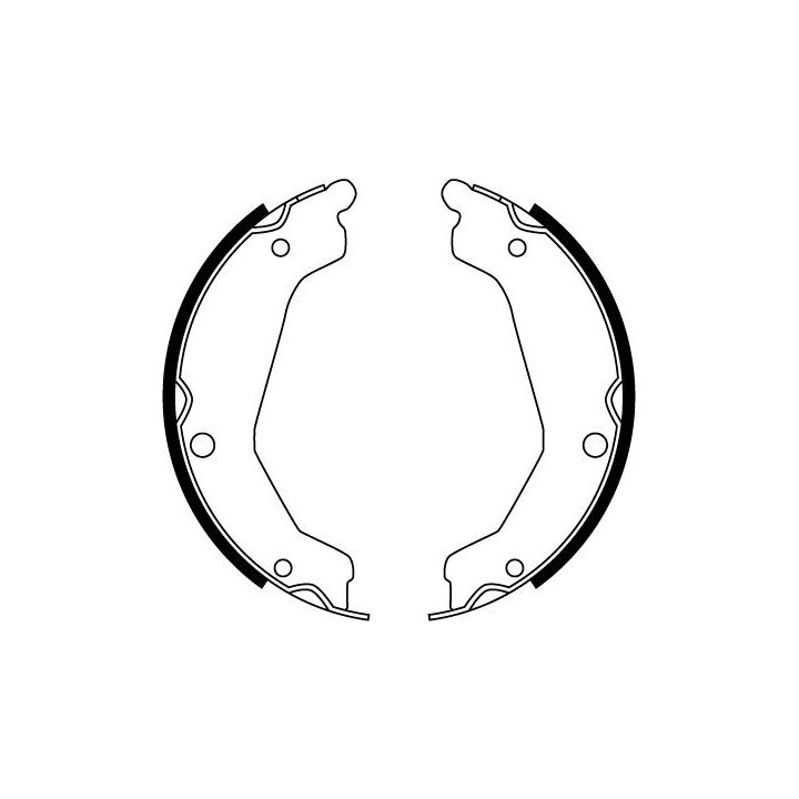 Stabdžių trinkelių komplektas, stovėjimo stabdis TRW GS8763