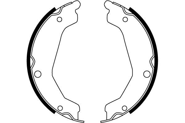 Stabdžių trinkelių komplektas, stovėjimo stabdis TRW GS8763