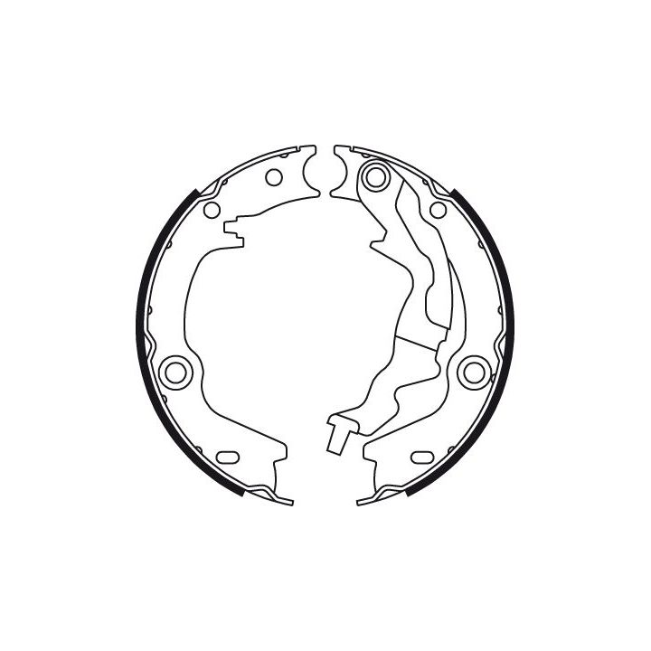 Stabdžių trinkelių komplektas, stovėjimo stabdis TRW GS8781