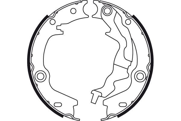 Stabdžių trinkelių komplektas, stovėjimo stabdis TRW GS8781