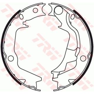 Stabdžių trinkelių komplektas, stovėjimo stabdis TRW GS8782