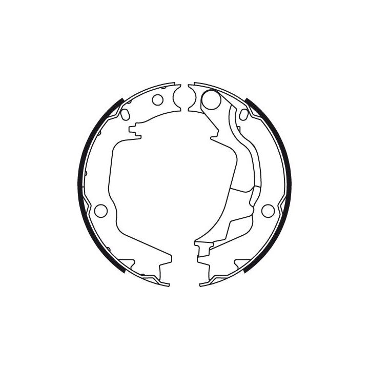 Stabdžių trinkelių komplektas, stovėjimo stabdis TRW GS8782