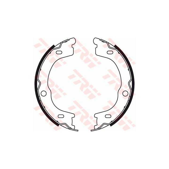 Stabdžių trinkelių komplektas, stovėjimo stabdis TRW GS8784